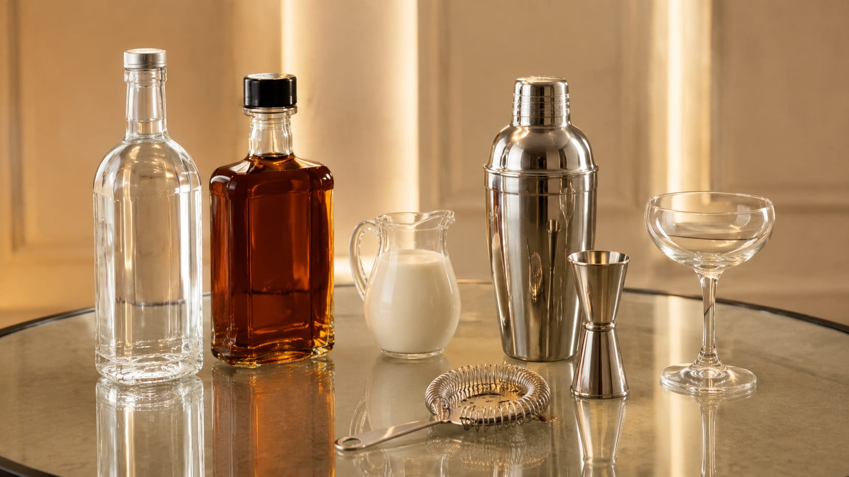 Ingredients and tools to make Godchild