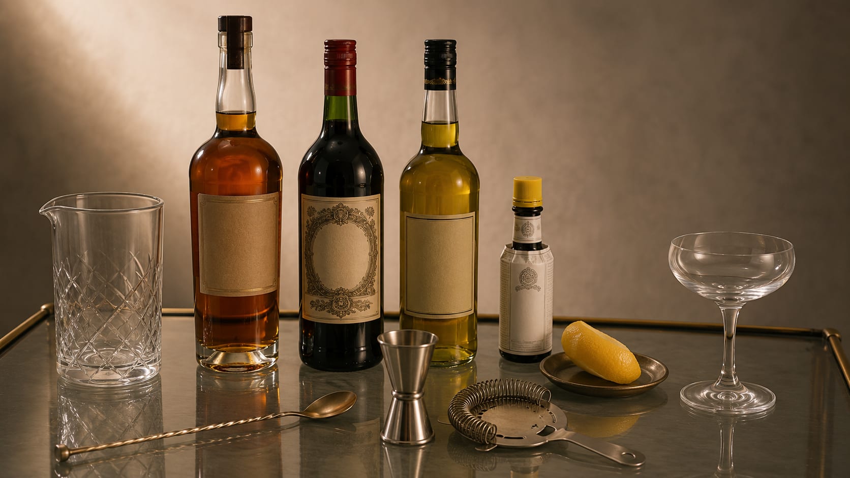 Ingredients and tools to make Greenpoint