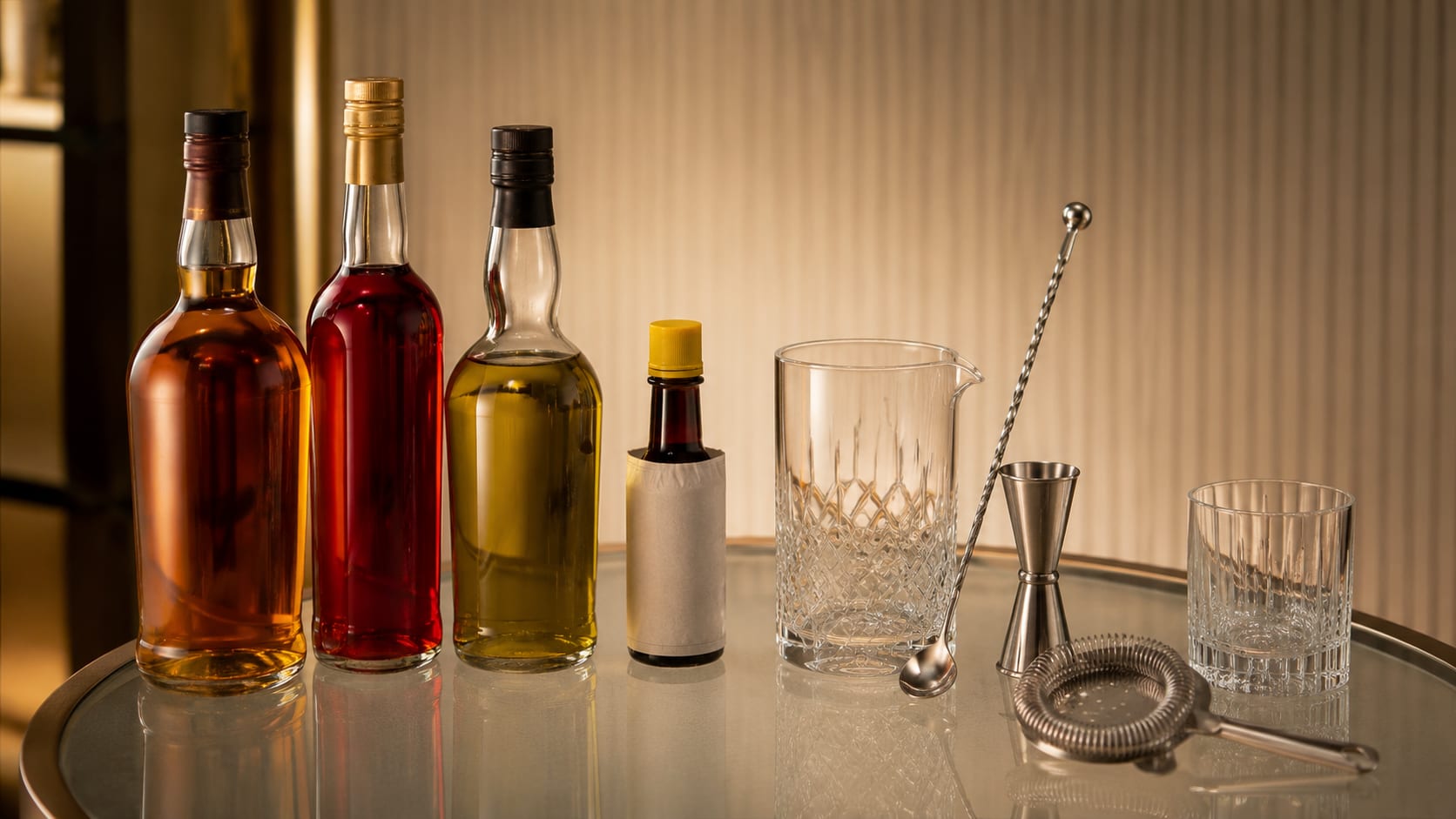 Ingredients and tools to make Last Flight