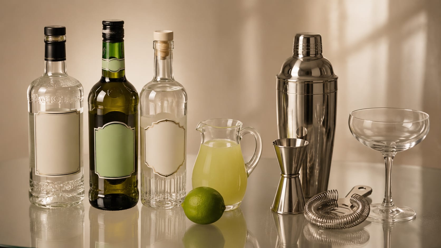 Ingredients and tools to make Last Word
