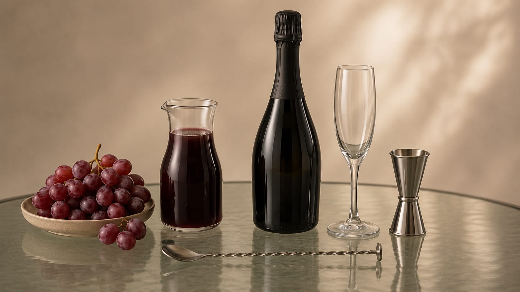 Ingredients and tools to make Tintoretto