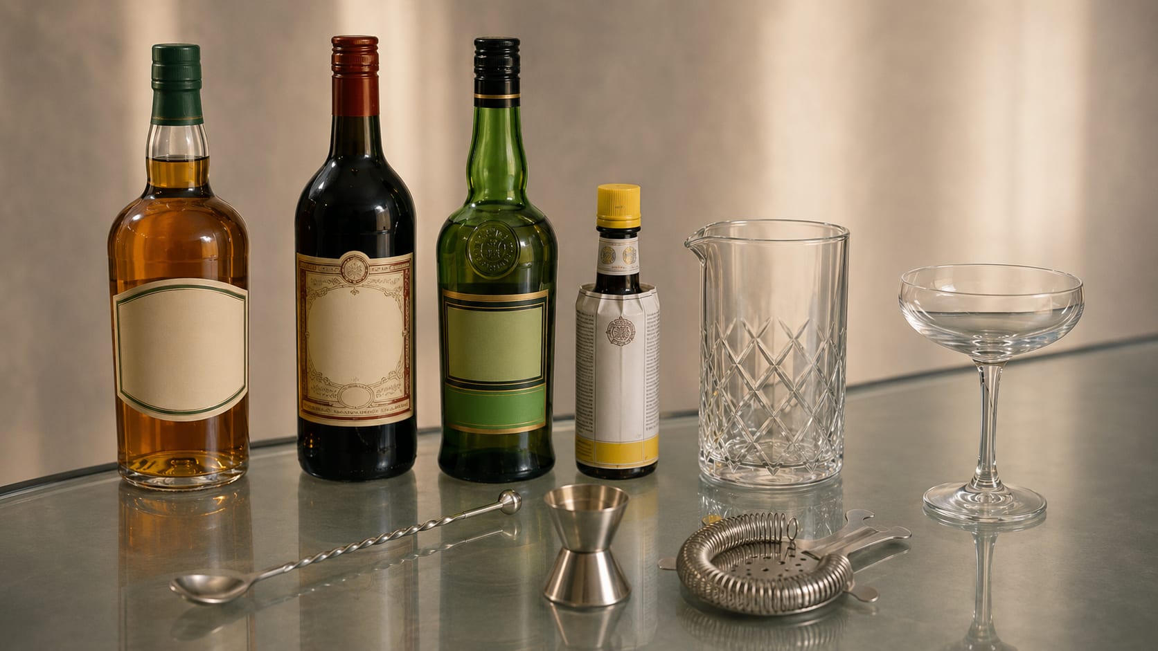 Ingredients and tools to make Tipperary