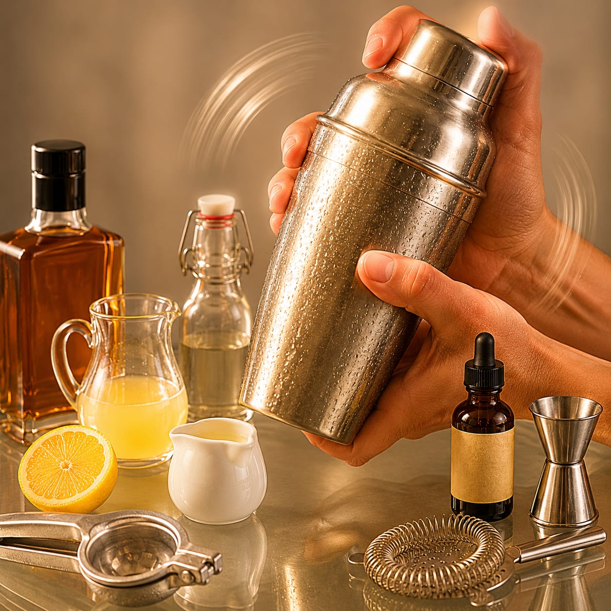 Step 1 — how to make Amaretto Sour