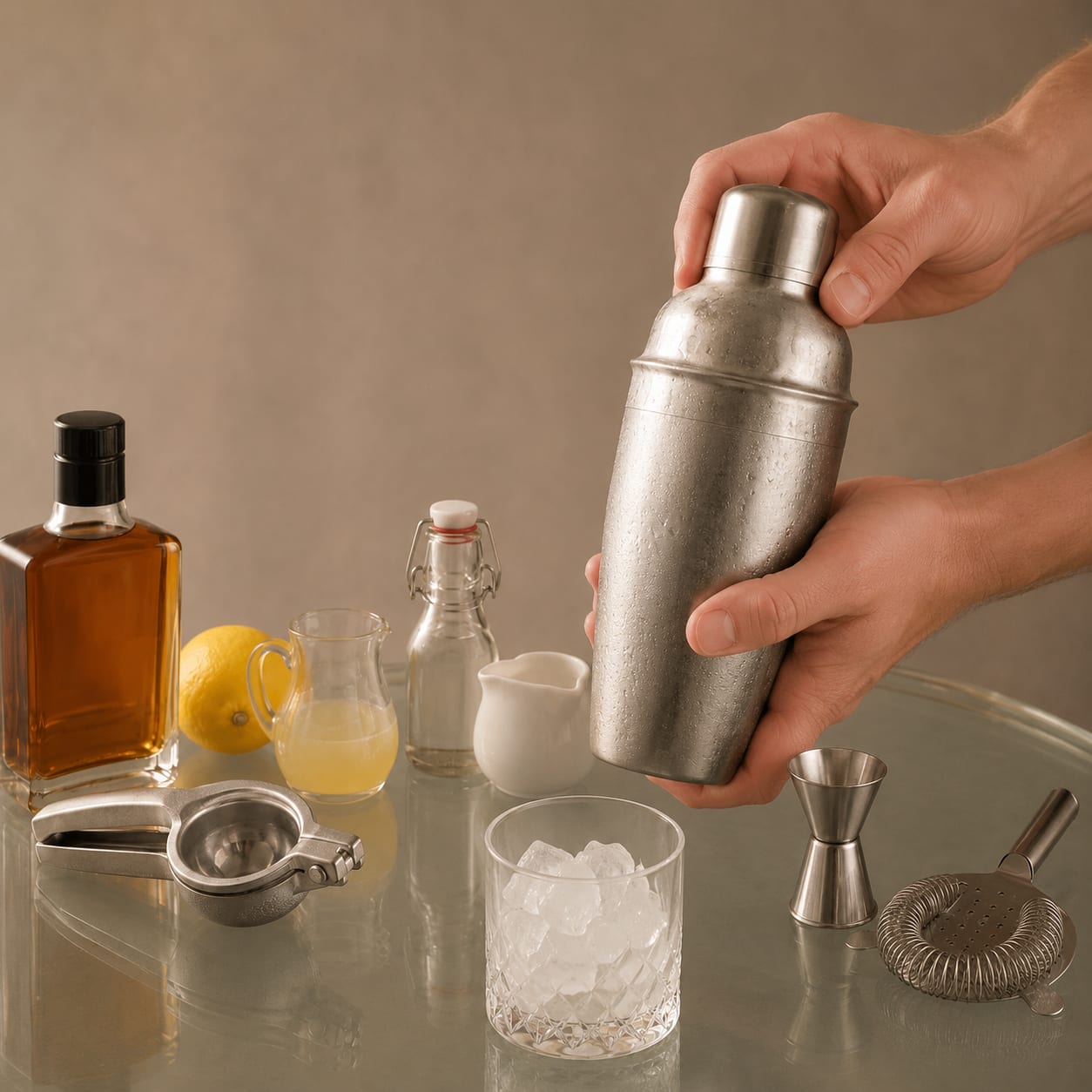 Step 2 — how to make Amaretto Sour