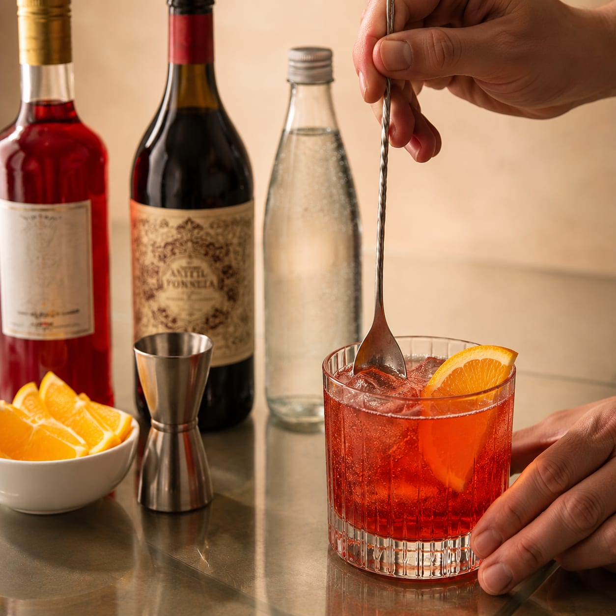 Step 4 — how to make Americano