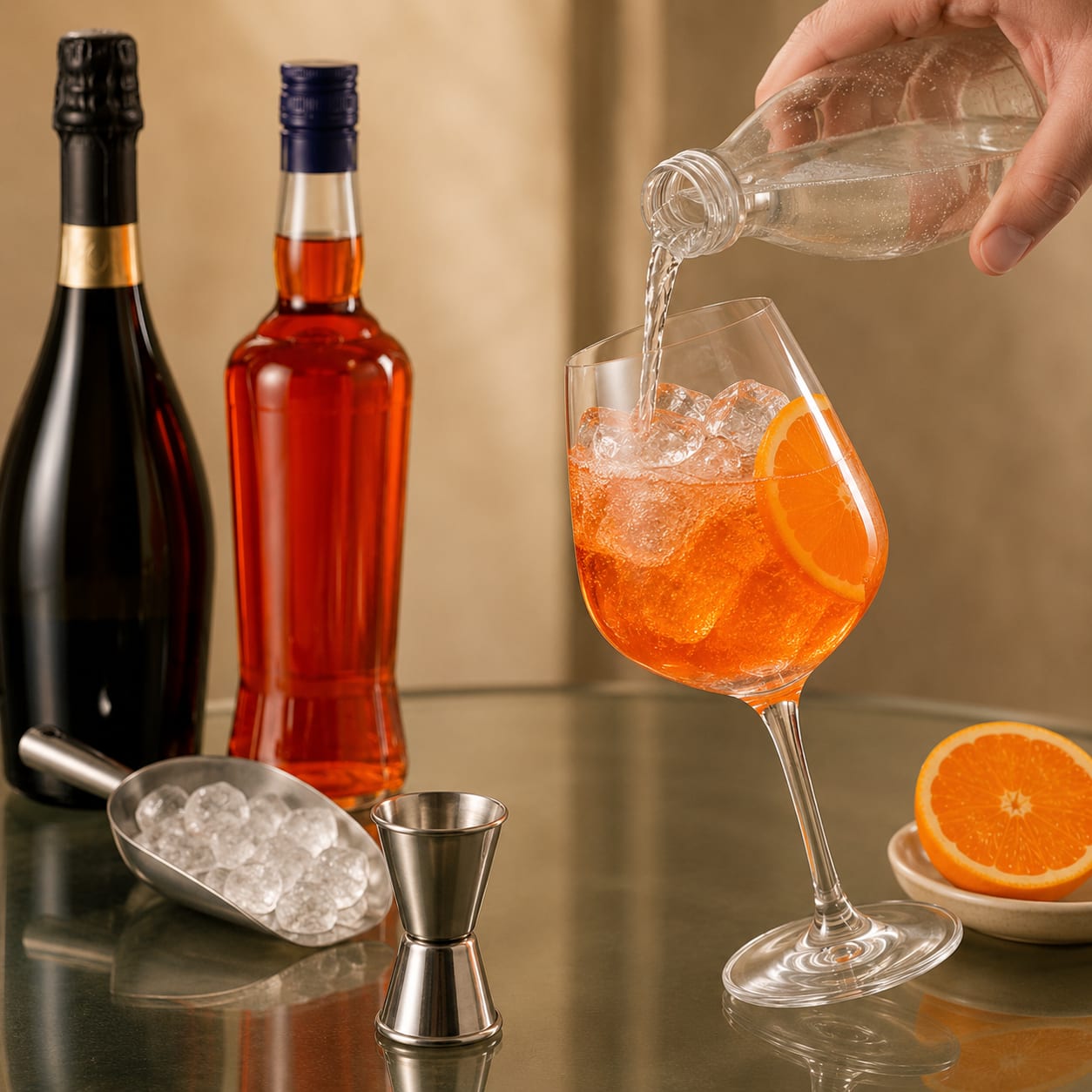 Step 2 — how to make Aperol Spritz