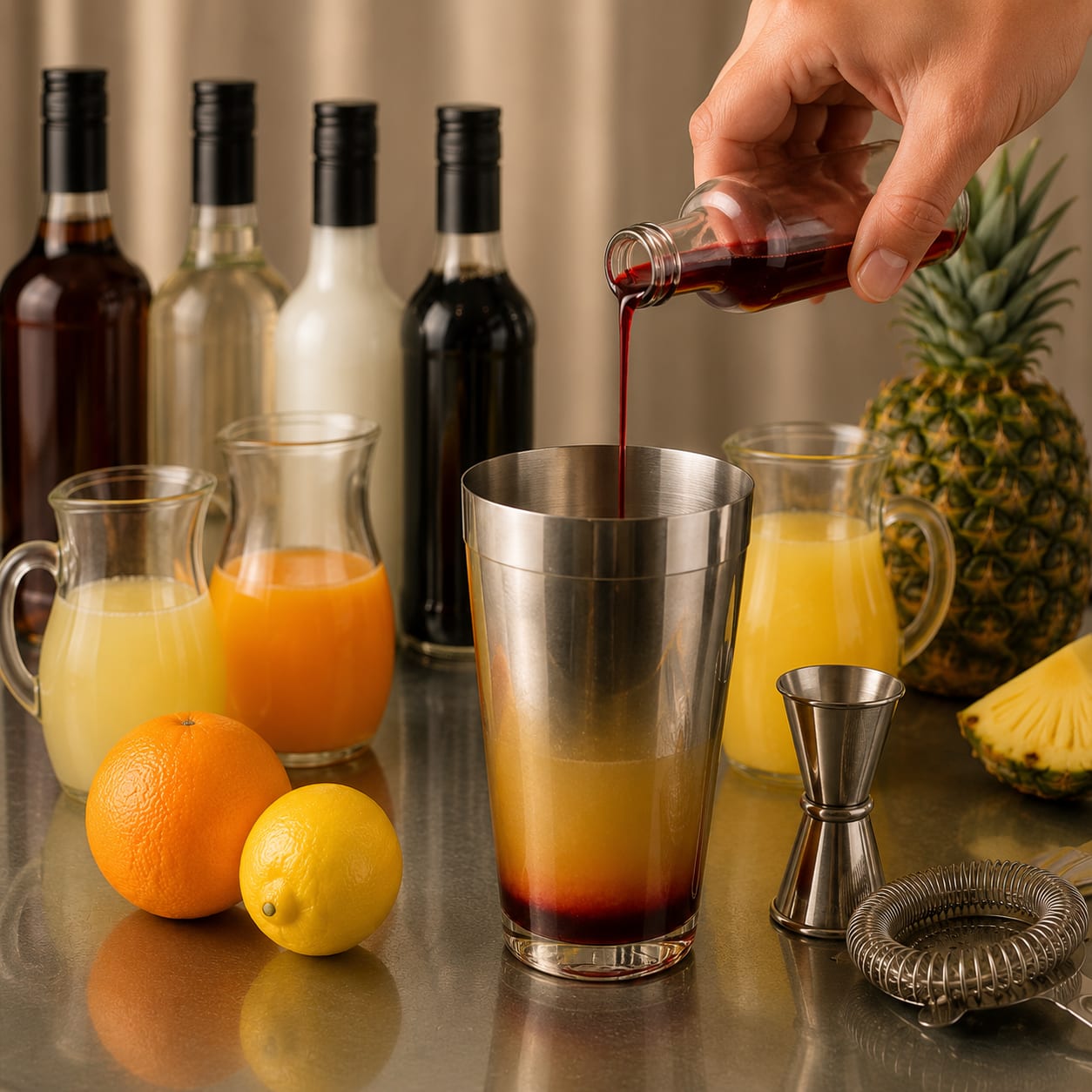 Step 2 — how to make Bahama Mama