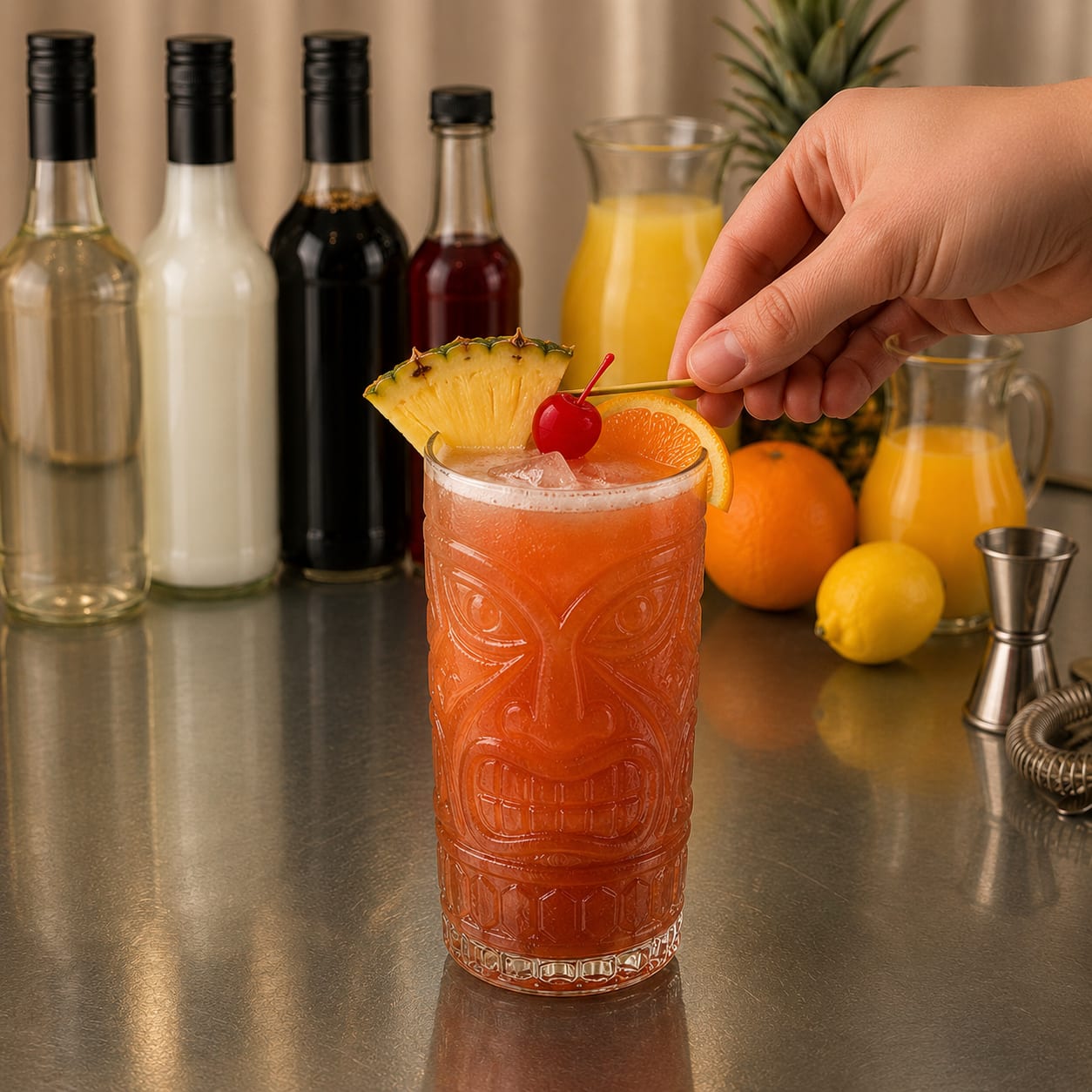 Step 5 — how to make Bahama Mama
