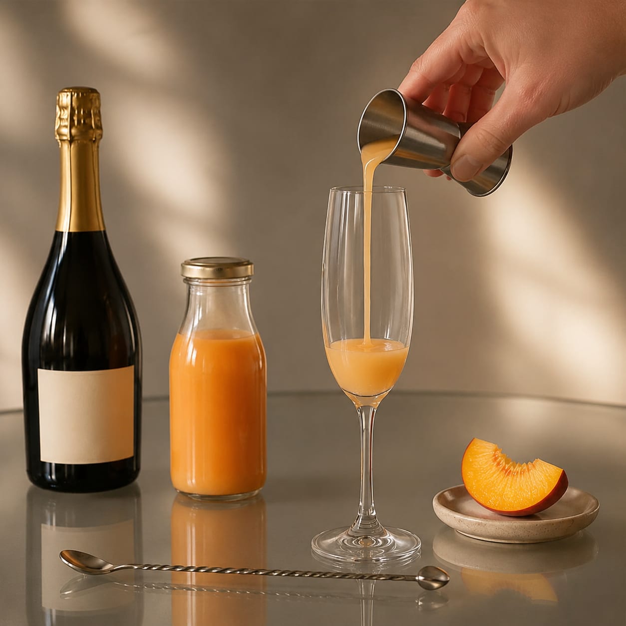 Step 2 — how to make Bellini