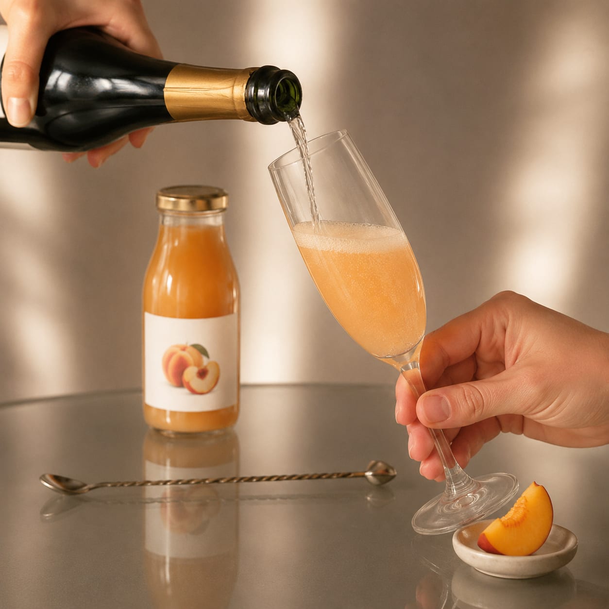 Step 3 — how to make Bellini