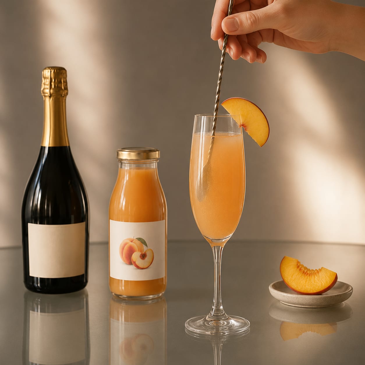 Step 4 — how to make Bellini