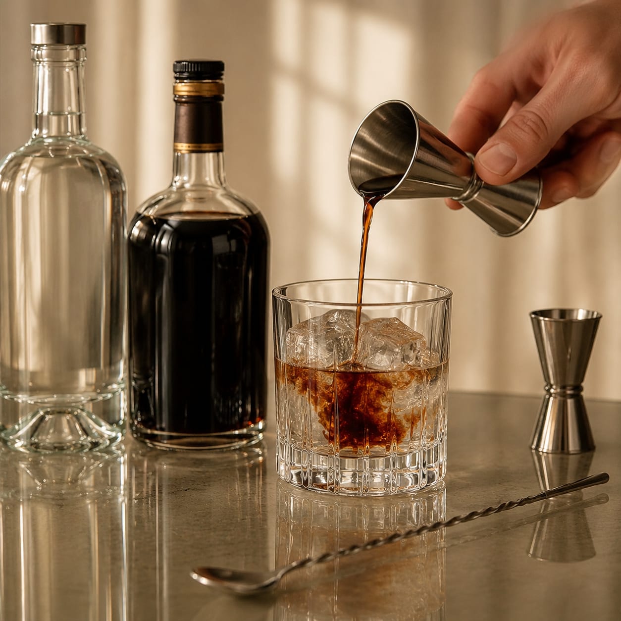 Step 3 — how to make Black Russian