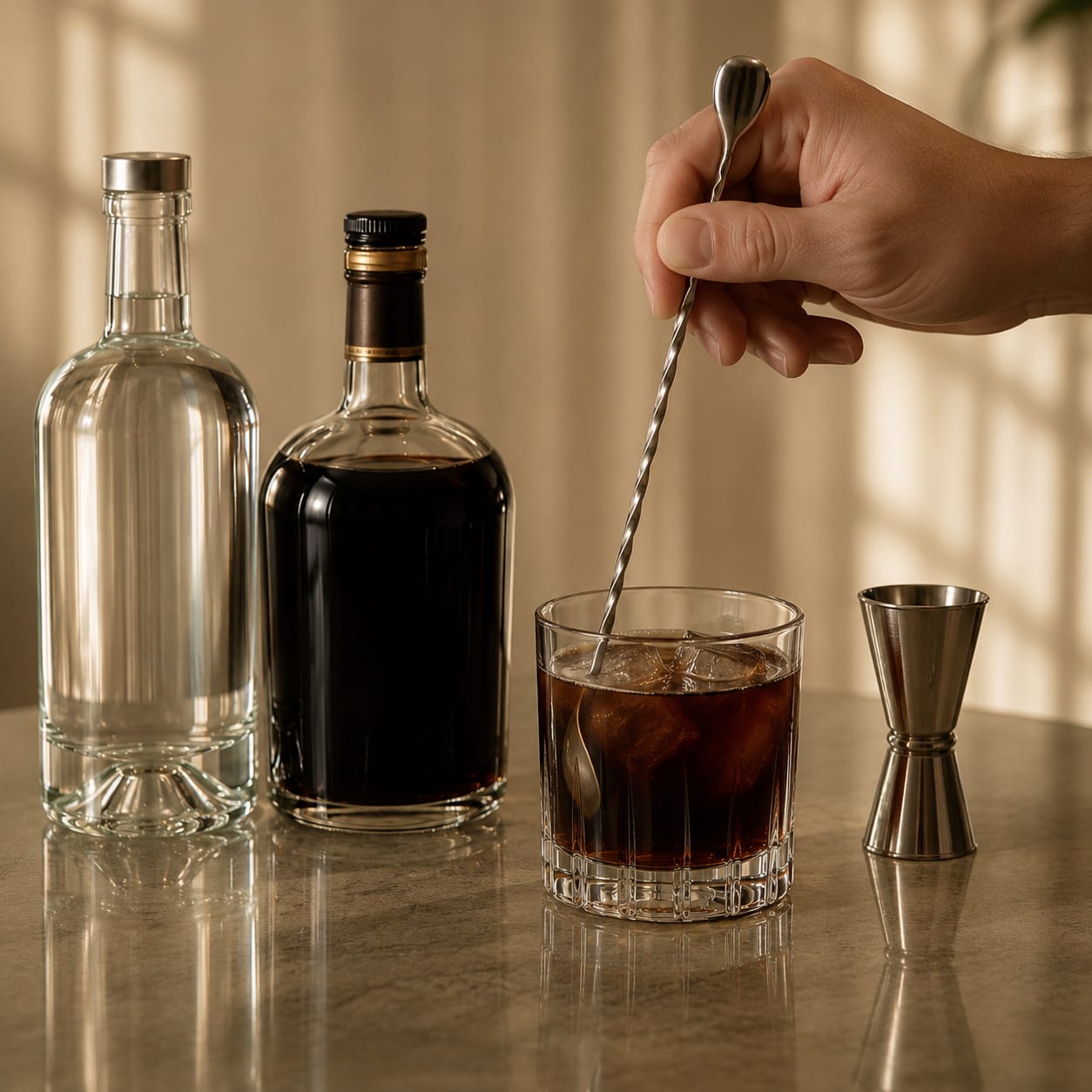 Step 4 — how to make Black Russian