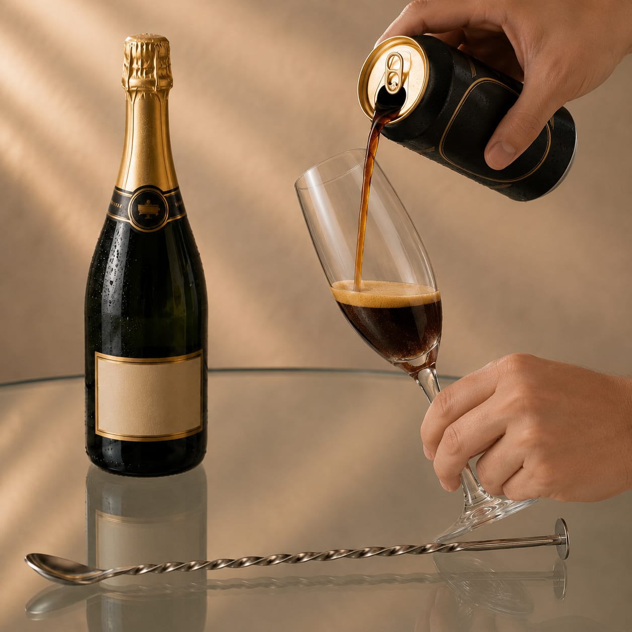 Step 1 — how to make Black Velvet