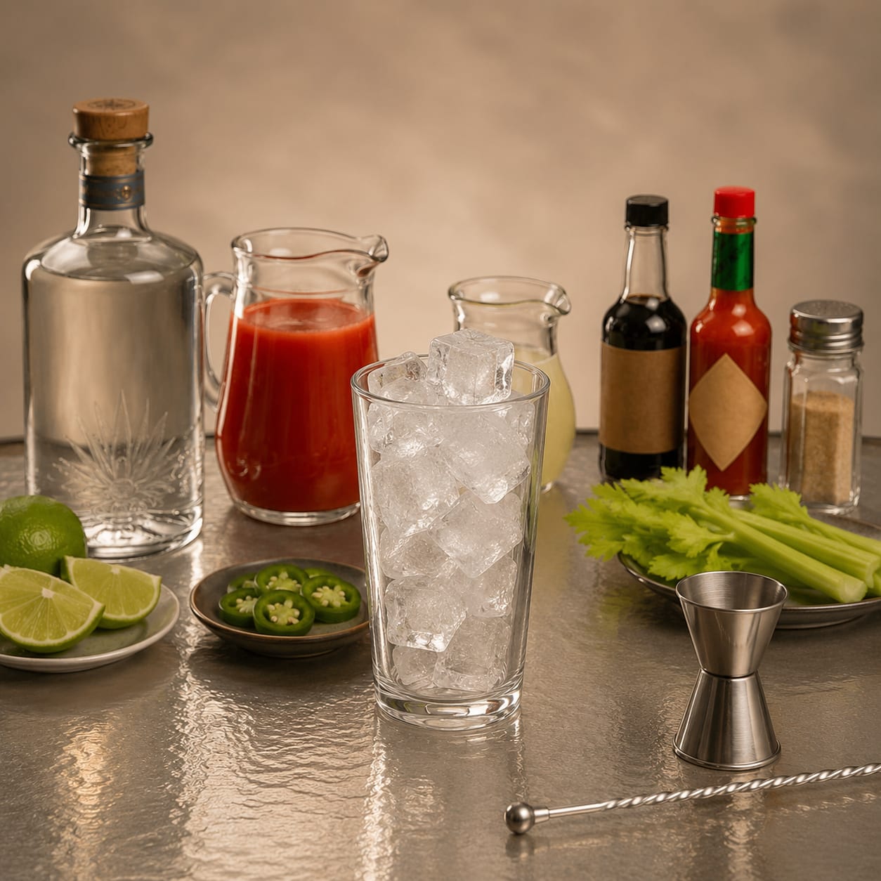 Step 1 — how to make Bloody Maria