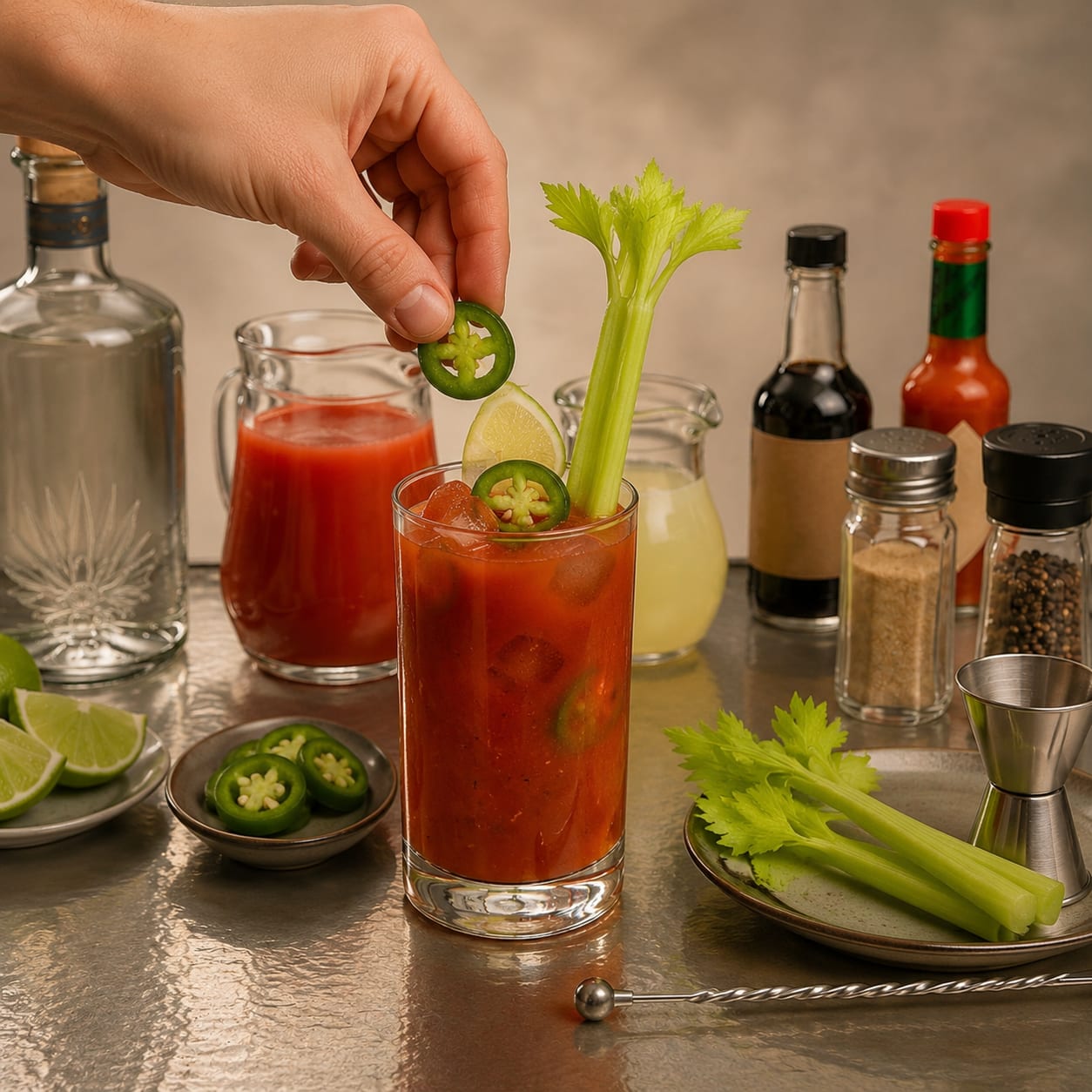 Step 5 — how to make Bloody Maria