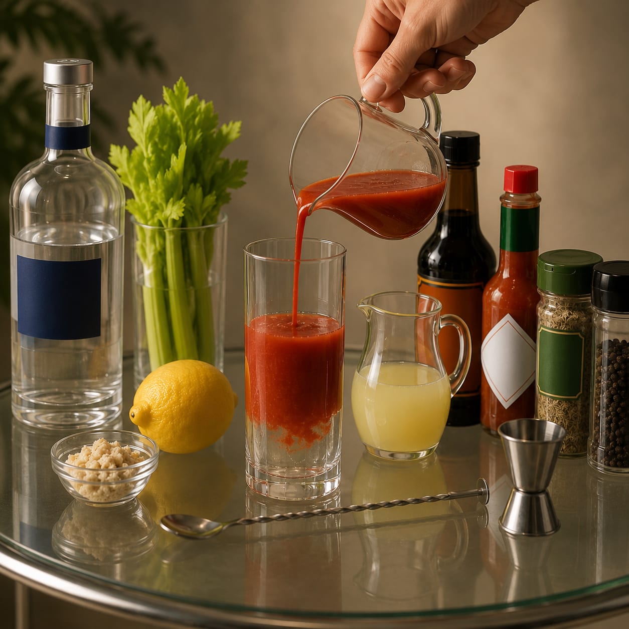 Step 2 — how to make Bloody Mary