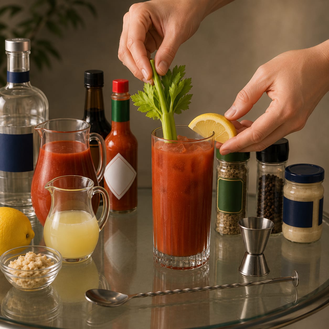 Step 5 — how to make Bloody Mary
