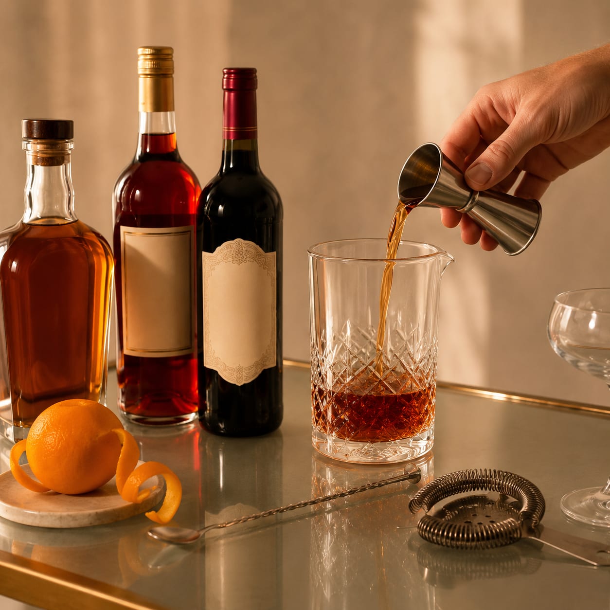 Step 1 — how to make Boulevardier