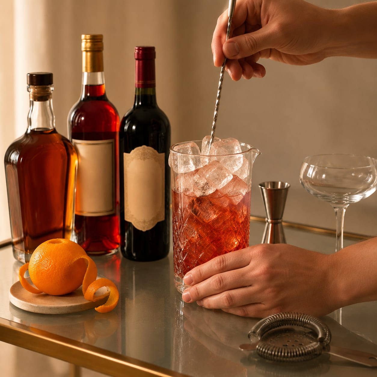 Step 2 — how to make Boulevardier
