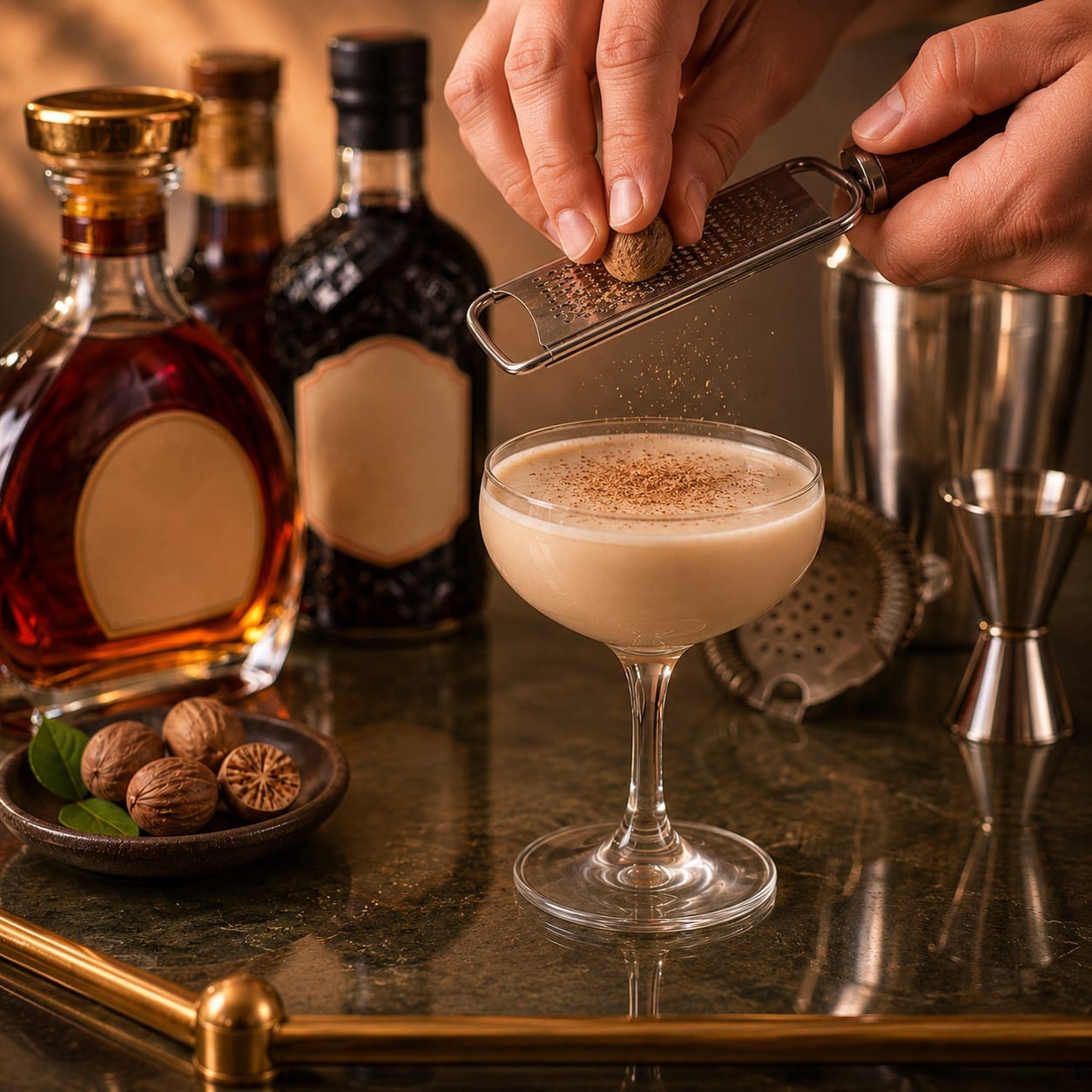 Step 5 — how to make Brandy Alexander