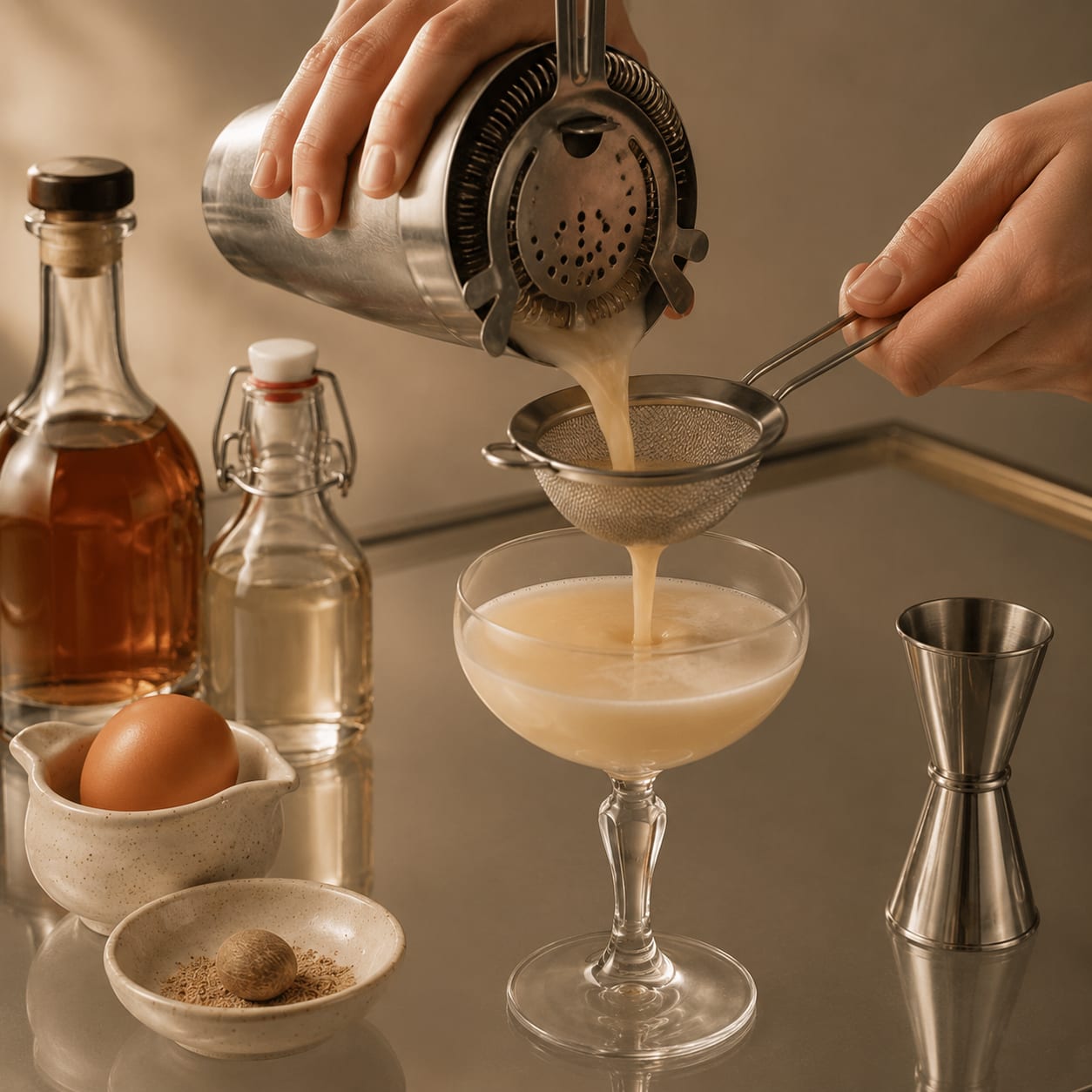 Step 4 — how to make Brandy Flip