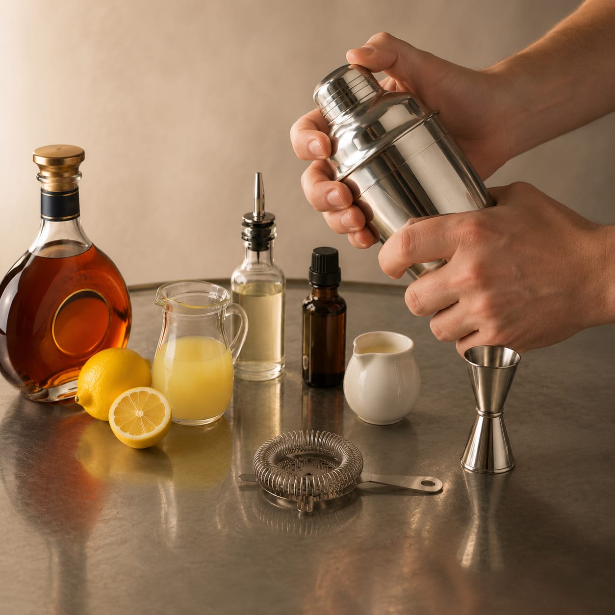 Step 2 — how to make Brandy Sour