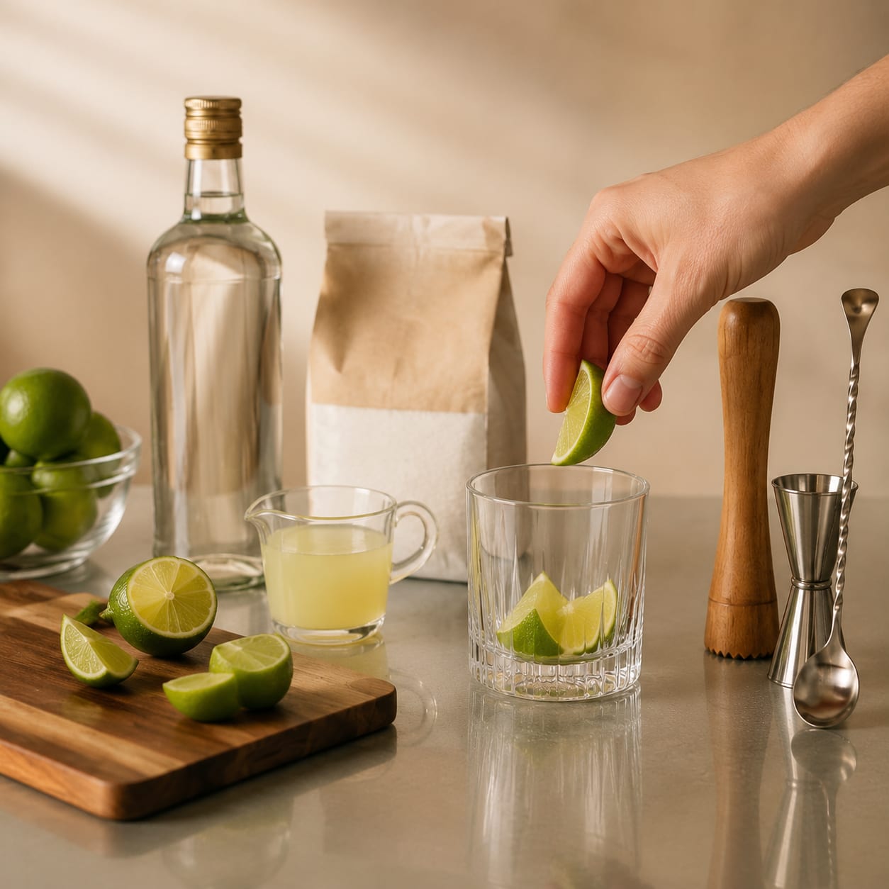 Step 1 — how to make Caipirinha