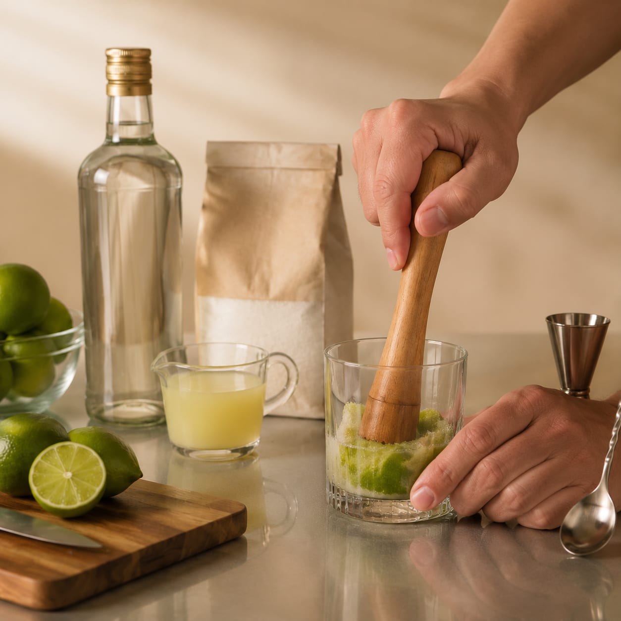 Step 2 — how to make Caipirinha