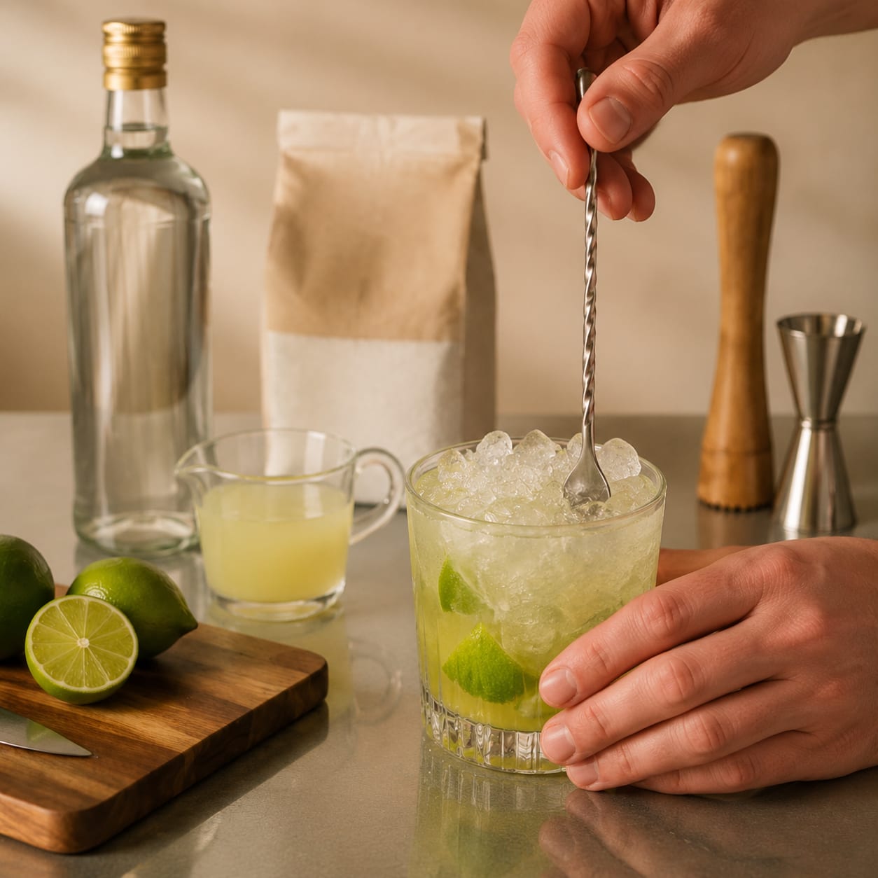 Step 3 — how to make Caipirinha