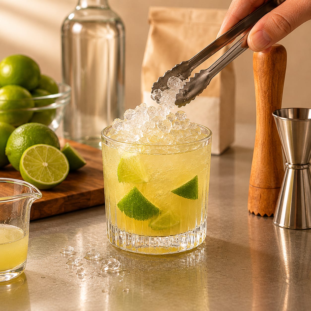 Step 4 — how to make Caipirinha