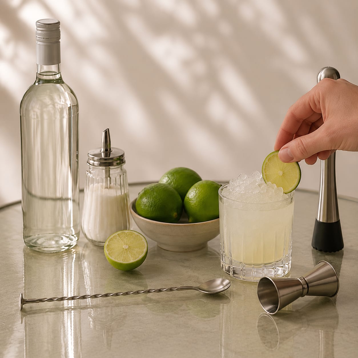 Step 5 — how to make Caipirissima