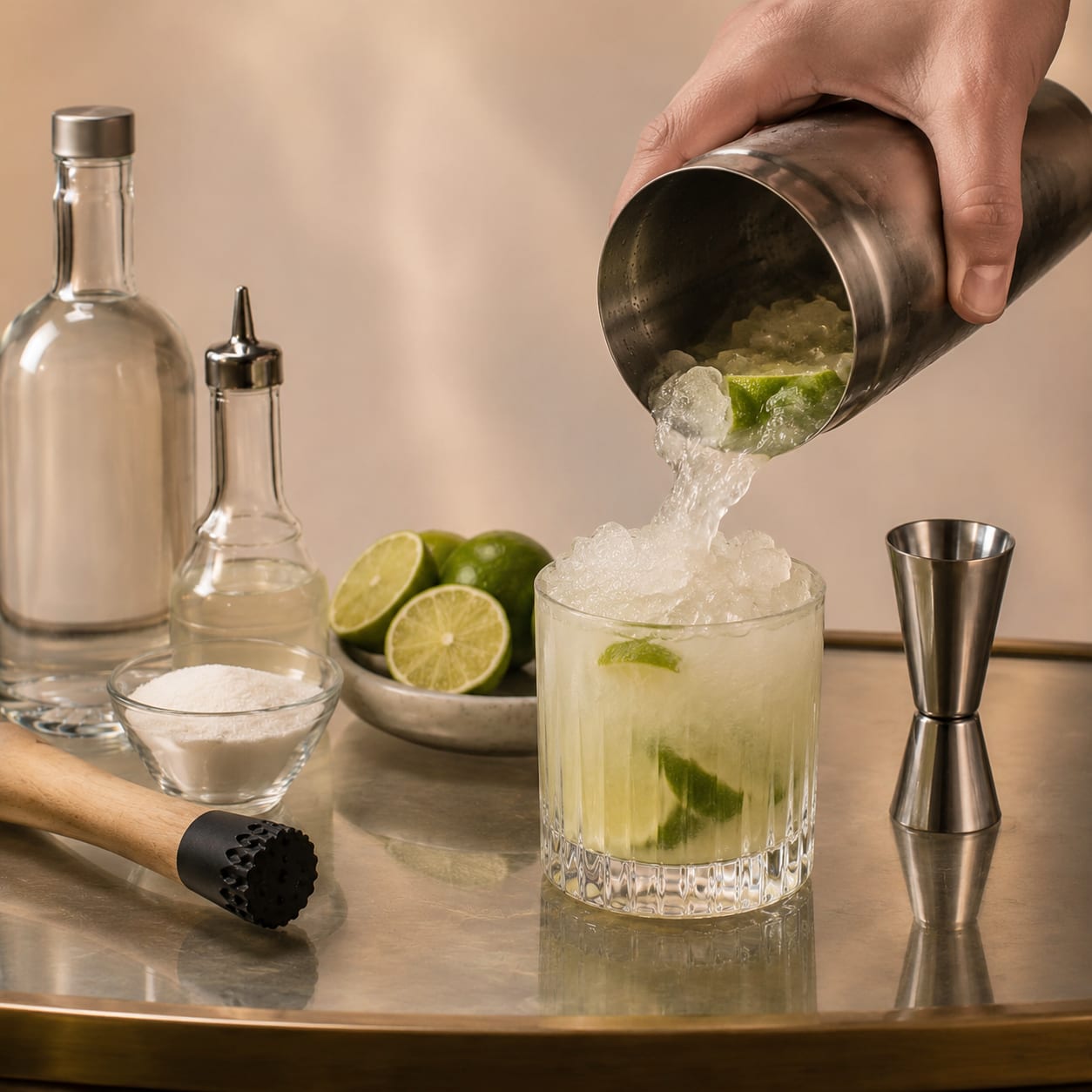 Step 5 — how to make Caipiroska