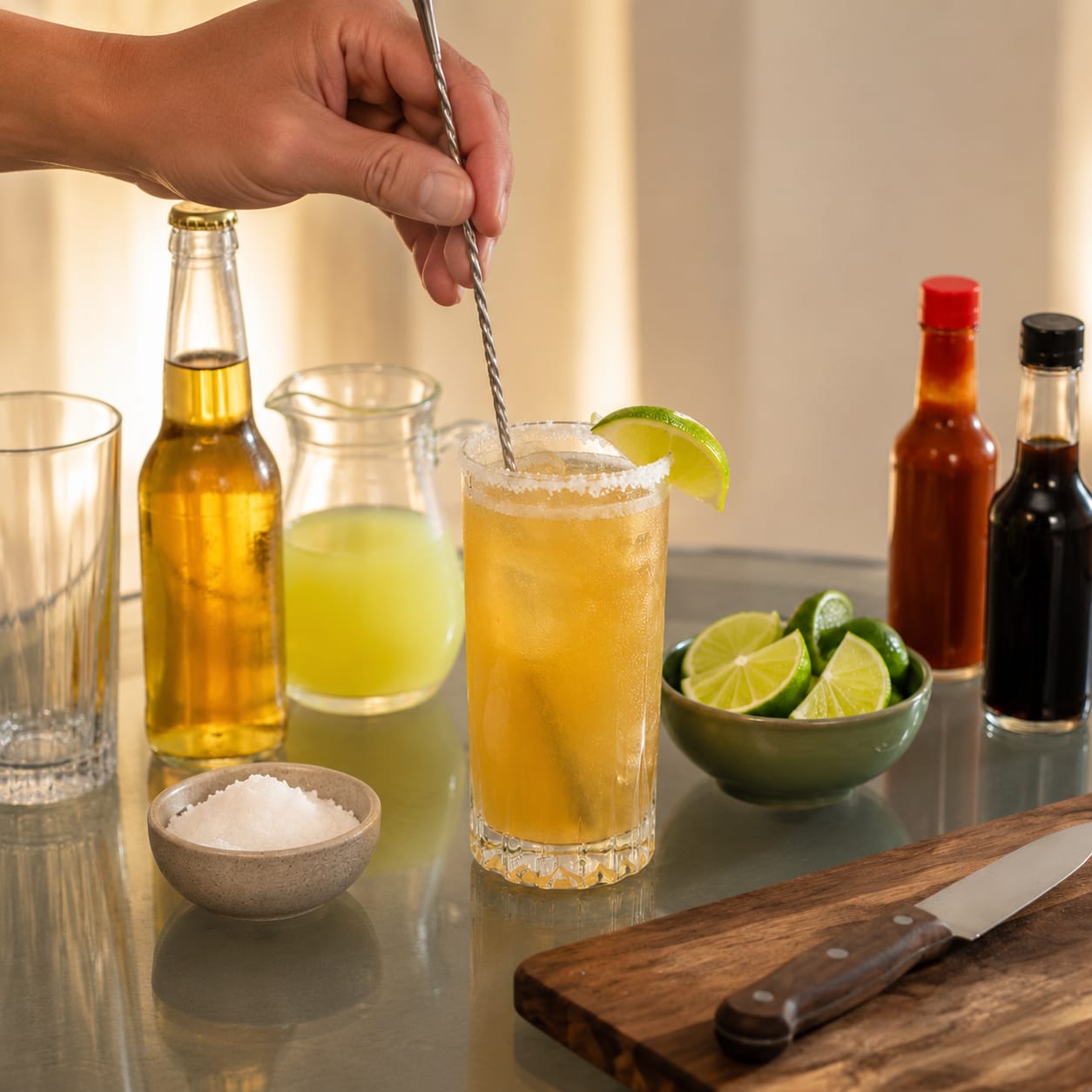 Step 4 — how to make Chelada