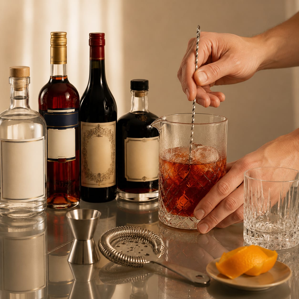 Step 3 — how to make Coffee Negroni