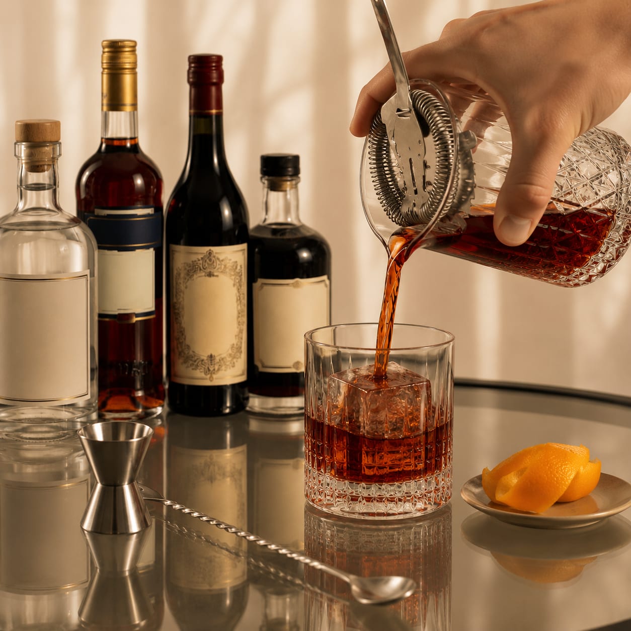 Step 5 — how to make Coffee Negroni