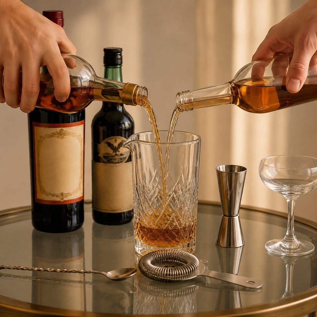 Step 1 — how to make Corpse Reviver #1