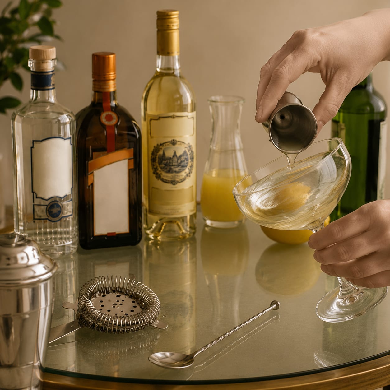 Step 1 — how to make Corpse Reviver #2