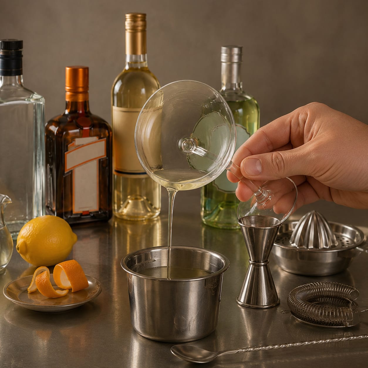 Step 1 — how to make Corpse Reviver No. 2