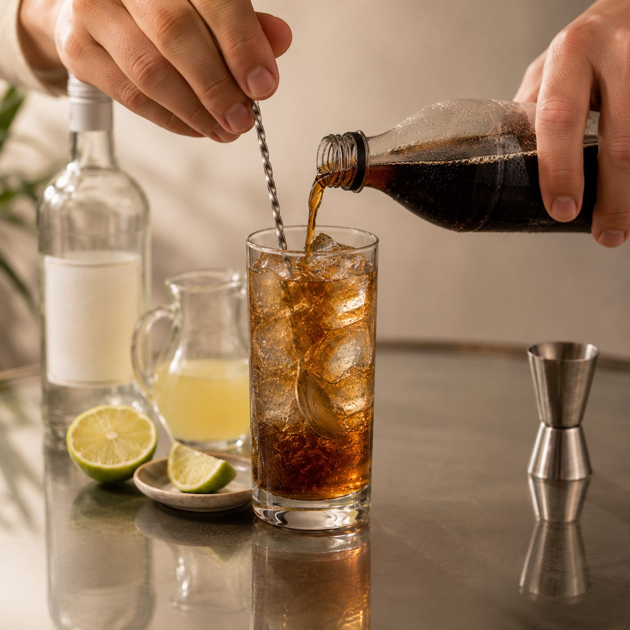 Step 2 — how to make Cuba Libre