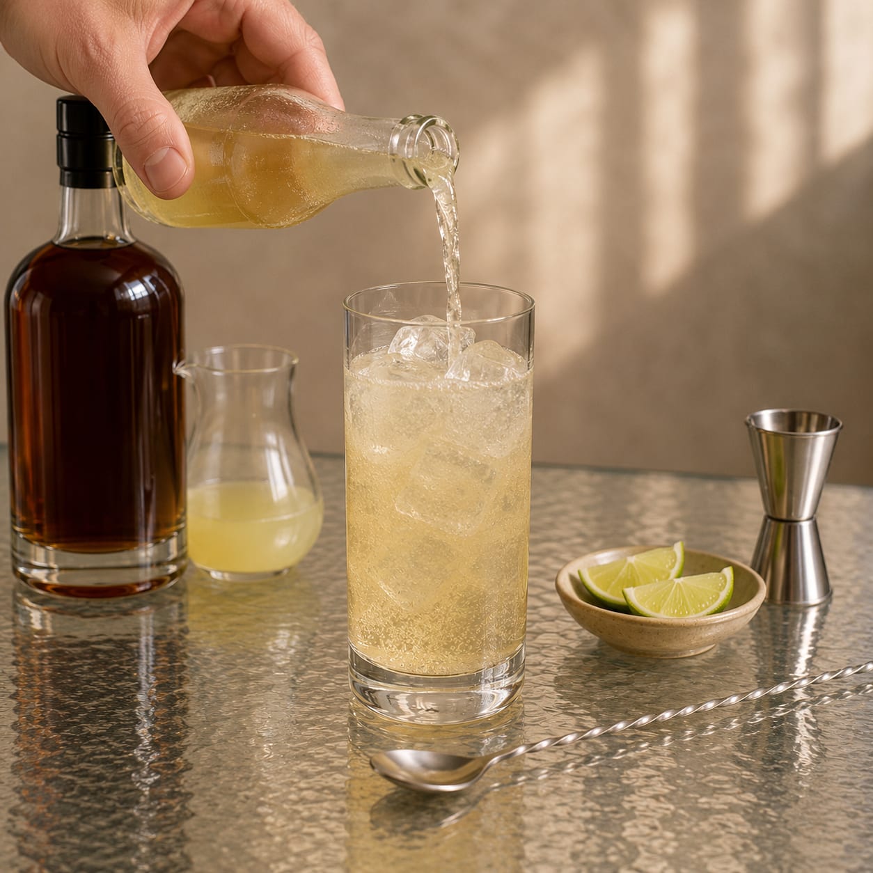 Step 2 — how to make Dark and Stormy