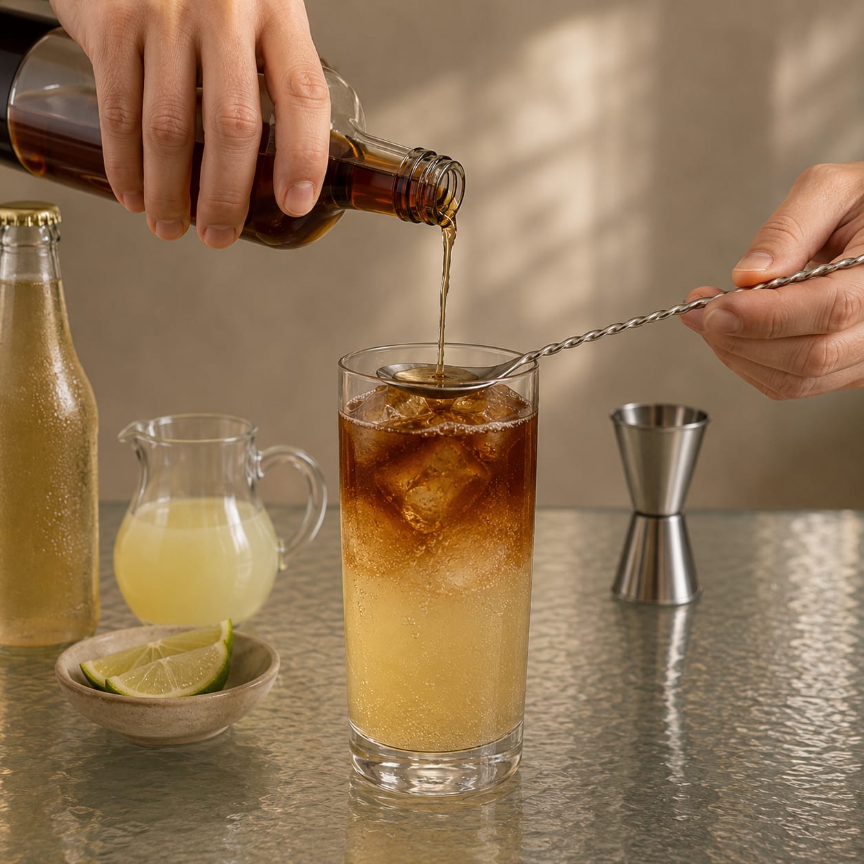 Step 4 — how to make Dark and Stormy