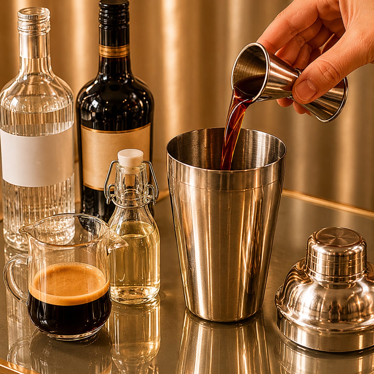 Step 1 — how to make Espresso Martini