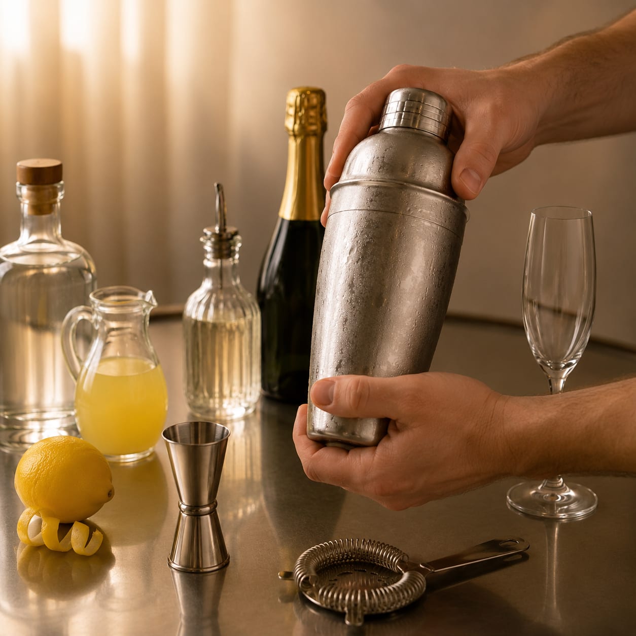 Step 2 — how to make French 75