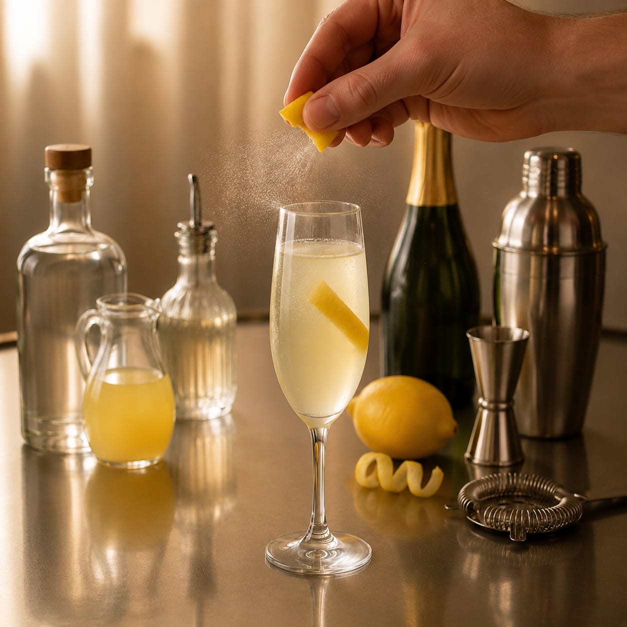 Step 5 — how to make French 75
