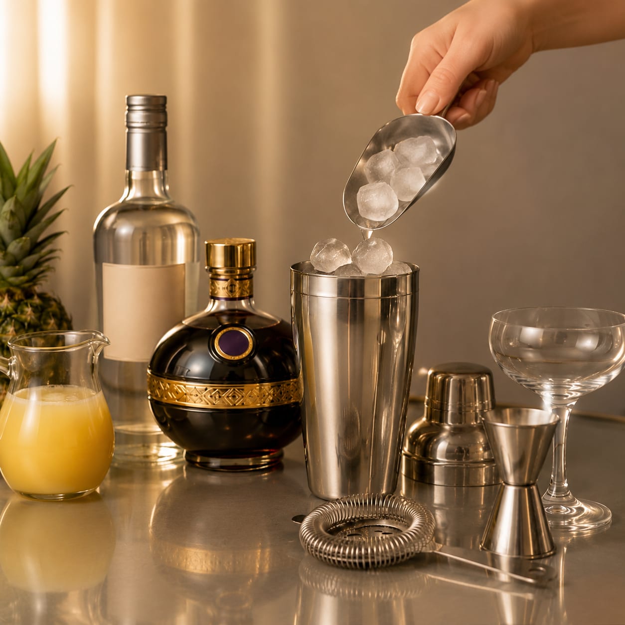 Step 2 — how to make French Martini