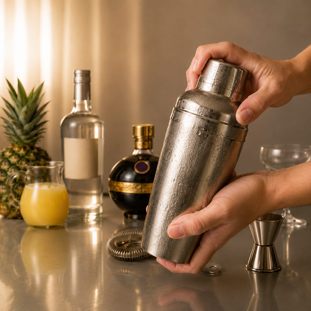 Step 3 — how to make French Martini