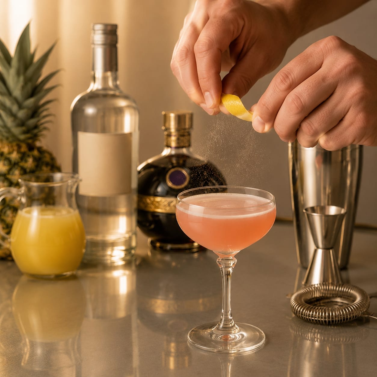 Step 5 — how to make French Martini