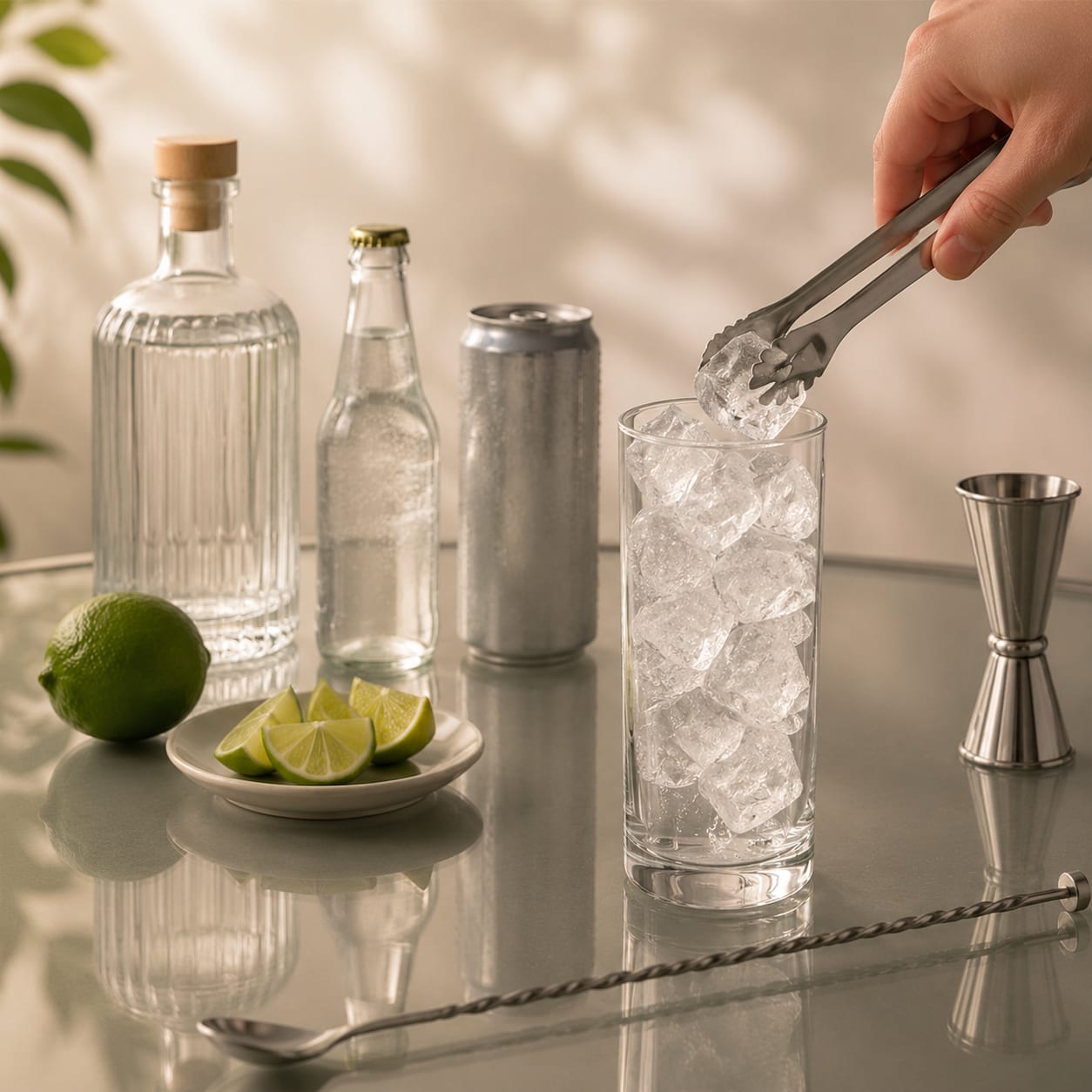 Step 1 — how to make Gin and Tonic