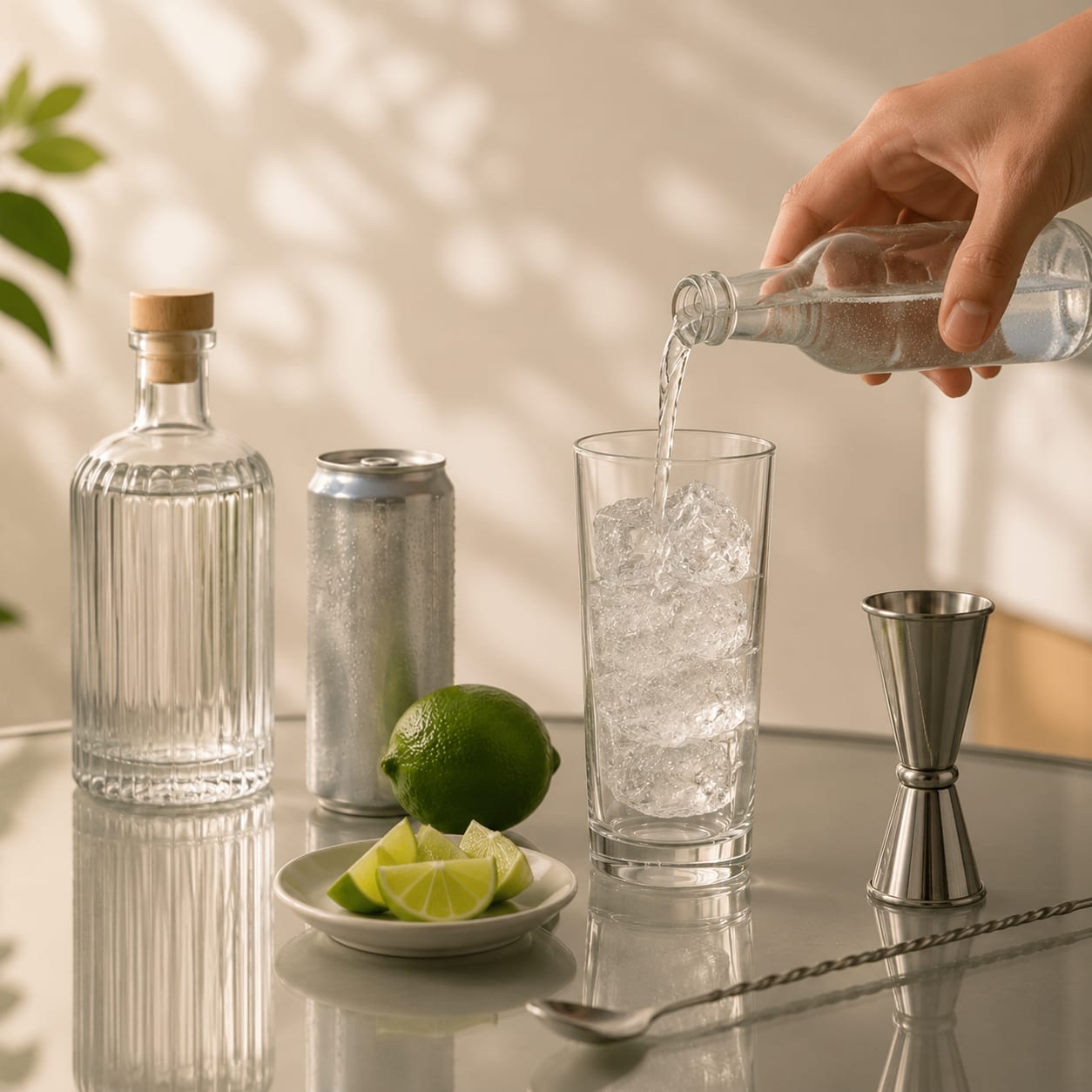 Step 2 — how to make Gin and Tonic